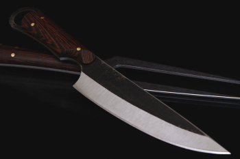 Набор для стейка "Рибай" кованая сталь 95х18. Рукоять дерево Венге.